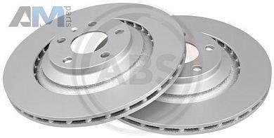 Задние тормозные диски ABS 17596 на Audi A6 (С6) 2004-2011