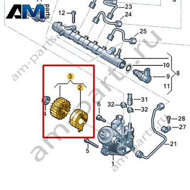 Зубчатый шкив VAG 04L130101CКупить зубчатый шкив 04L130101C для Фольксваген/Ауди/Шкода- гарантия наличия