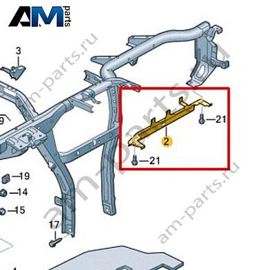 Распорка Volkswagen id3 2020-2024 10B857392Купить распорку 10B857392 для Фольксваген id3 2020-2024- минимальная цена