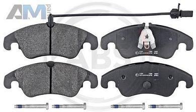Передние тормозные колодки ABS 37587 на Audi A4 (B8) 2012-2014