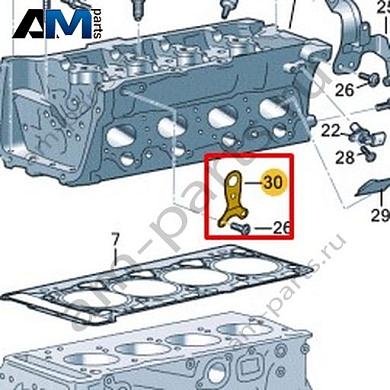 Проушина VAG 06K103390AEКупить проушину 06K103390AE на Фольксваген/Ауди/Шкоду- гарантия наличия