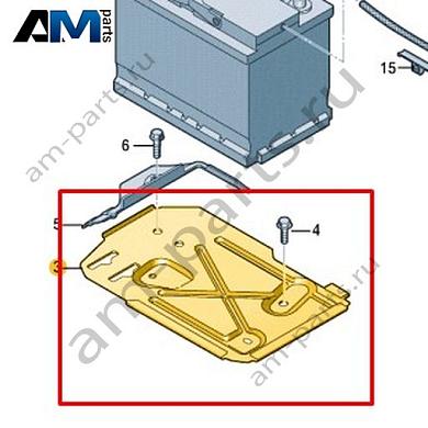 Площадка под АКБ Volkswagen id-Buzz 2023-2024 1N3915333BКупить площадку под АКБ 1N3915333B на Фольксваген id-Buzz 2023-2024- гарантия наличия