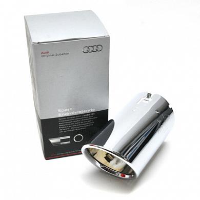 Насадка левого глушителя (круглая) Ауди А4 В9 (рестайлинг) 8W0071771