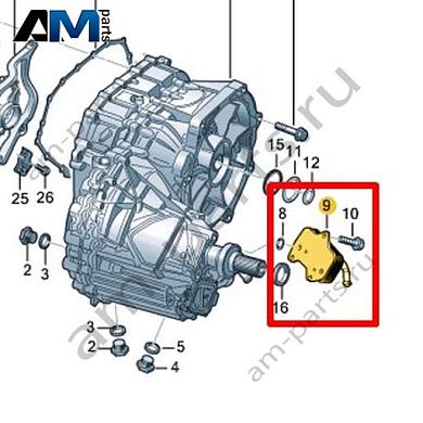 Теплообменник VAG 0ME317020Купить теплообменник 0ME317020 Фольксваген/Ауди/Шкода- спец. Цена