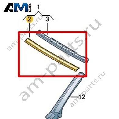 Поперечная балка крыши Volkswagen T-Roc Cabrio 2020-2024 2GC817123Купить поперечную балку крыши 2GC817123 для Фольксваген Т-рок Кабриолет 2020-2024- акция