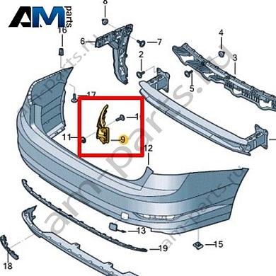 Направляющая Volkswagen Jetta VII 2020-2024 17A807454Купить направляющая 17A807454 на Фольксваген Джетта VII 2020-2024- минимальная цена