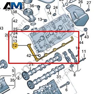 Уплотнитель VAG 059103483AEКупить уплотнитель 059103483AE Фольксваген/Ауди/Шкода- выгодные цены