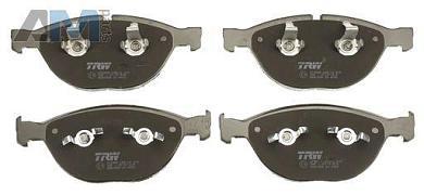 Передние тормозные колодки (GDB1558) TRW для BMW 5 Серии (E60) M5