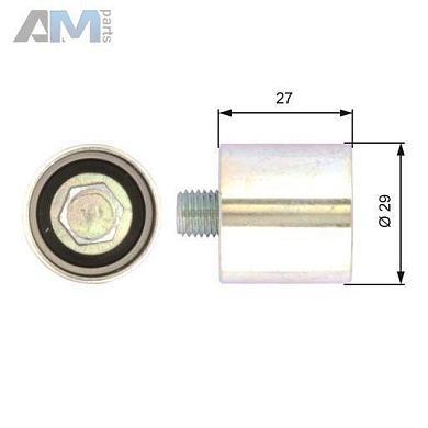 Паразитный ролик ремня генератора GATES (T42019) для Volkswagen B5 (1997-2005) 1.8T