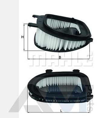 Воздушный фильтр KNECHT (LX3541) на BMW X5 (F15) 25d/25dX N47S1