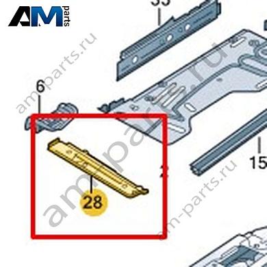 Траверса Volkswagen AMAROK 2013-2016 2H0803350AКупить траверсу 2H0803350A на Фольксваген Амараок 2013-2016- акция
