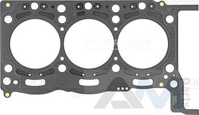 Прокладка ГБЦ (3 отверстия) 1-3 цил. 61-37435-20 (VICTOR REINZ) для A7 (4G) 2011-2018 3.0TDI