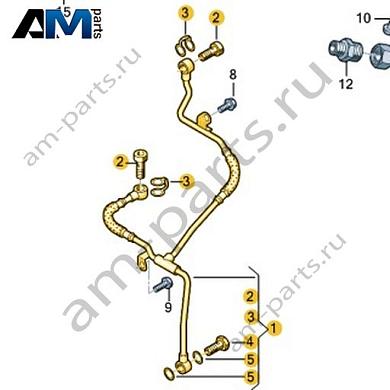 Масляная трубка VAG 03N145771DКупить масляную трубку 03N145771D Фольксваген/Ауди/Шкода- гарантия наличия