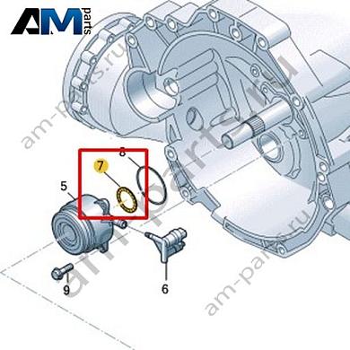 Манжетное уплотнение VAG 0CS311113AКупить манжетное уплотнение 0CS311113A Фольксваген/Ауди/Шкода- выгодные цены