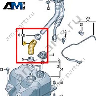 Топливный шланг Volkswagen Crafter 2012-2016 2E0201928Купить топливный шланг 2E0201928 на Фольксваген Крафтер 2012-2016- бесплатная доставка