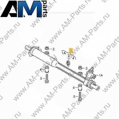 Рейка рулевая гибридная система привода Volkswagen Touareg (2011-2014) 7P0422063D