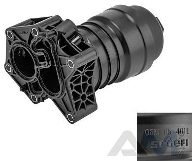 Корпус масляного фильтра Audi Q8 (4M) 3.0TFSI 06M115401L