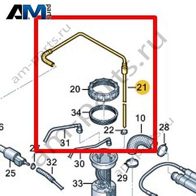Топливопровод Volkswagen AMAROK 2017-2022 2H6201355Купить топливопровод 2H6201355 на Фольксваген Амараок 2017-2022- гарантия наличия