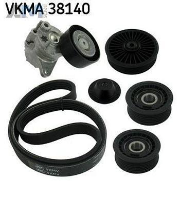 Комплект замены ремня генератора SKF (VKMA38140) на Audi A7 (4G) 3.0TDI (2014-2018)