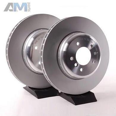 Оригинальные передние тормозные диски 348X30 34116763824 на BMW 5 Серии (E60) 540/545/550i