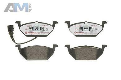 Передние керамические тормозные колодки BREMBO P85072X для Skoda Rapid 1 (2012-2020)