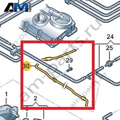 Соединительная трубка VAG 03L131605AGКупить соединительную трубку 03L131605AG Фольксваген/Ауди/Шкода- акция