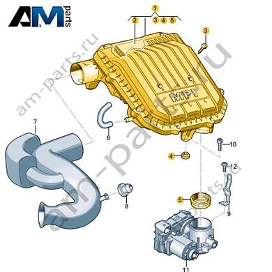 Воздушный фильтр VAG 04C129611PКупить воздушный фильтр 04C129611P на Фольксваген/Ауди/Шкоду- минимальная цена