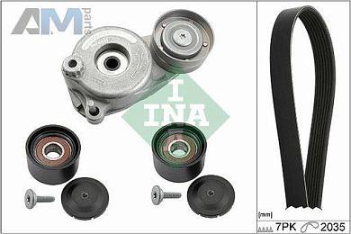 Комплект ремня с натяжителем (INA) 529005010 для Mb Sprinter (W906) 311CDI (184 л.с.)