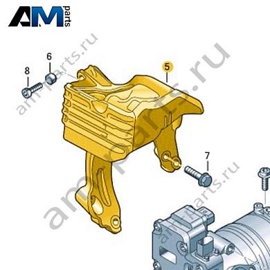 Кронштейн компрессора климатической установки VAG 06M260885AEКупить кронштейн компрессора климатической установки 06M260885AE для Фольксваген/Ауди/Шкода- минимальная цена