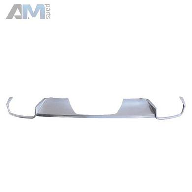 Накладка заднего бампера нижняя (хром) AMG Mercedes GLE 2014-2018 A1668855625