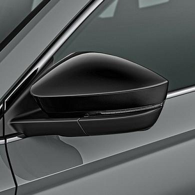 Накладки зеркал заднего вида (чёрный металлик) Шкода Карок 57A072530