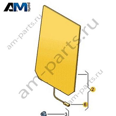 Нагревательный элемент спинки сиденья Volkswagen T-Roc 2018-2024 2GA963557DКупить нагревательный элемент спинки сиденья 2GA963557D на Фольксваген Т-рок 2018-2024- спец. Цена