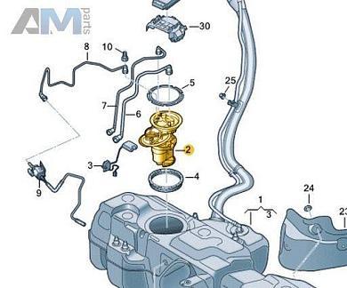 Модуль подачи топлива 4M0919088K Audi Q7 (4M) 2019-2024 3.0TDI (45TDI) 231 л.с.