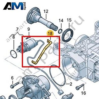 Канал для кабеля VAG 0CQ907586Купить канал для кабеля 0CQ907586 на Фольксваген/Ауди/Шкоду- выгодные цены