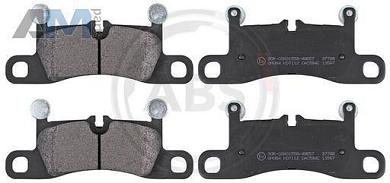 Задние тормозные колодки ABS 37788  Volkswagen Touareg II (2011-2014)