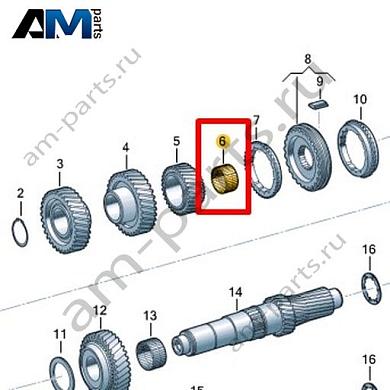 Игольчатый подшипник VAG 0CB311132FКупить игольчатый подшипник 0CB311132F Фольксваген/Ауди/Шкода на выгодных условиях