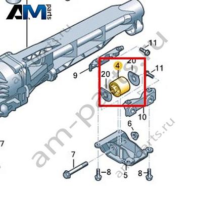 Сайлентблок VAG 0D4599257Купить сайлентблок 0D4599257 для Фольксваген/Ауди/Шкода- акция