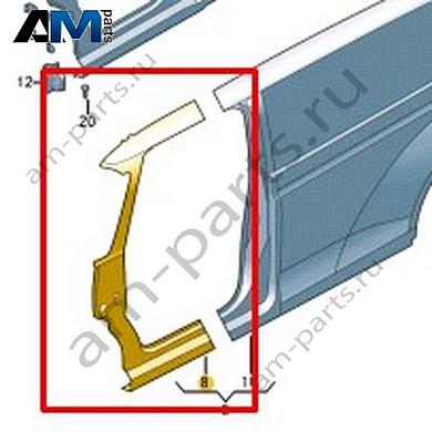 Отрезная деталь (боковина) Volkswagen id-Buzz 2023-2024 1T5809835AКупить отрезную деталь (боковина) 1T5809835A для Фольксваген id-Buzz 2023-2024- акция