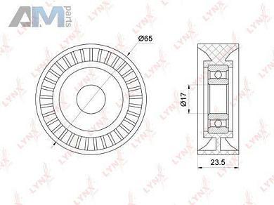 Ролик ремня генератора PB5265 (LYNXauto) для автомобилей VAGОформить заказ на ролик ремня генератора PB5265 производства LYNXauto для Фольксваген/Ауди/Шкода с доставкой точно в срок