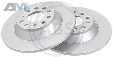 Задние тормозные диски ABS 17629 на Audi A6 (С6) 2004-2011