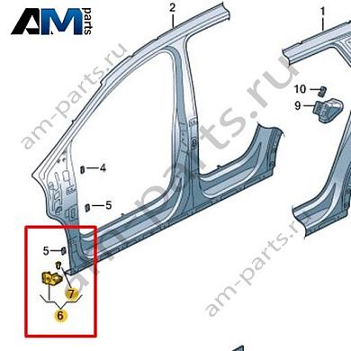 Кронштейн крыла Volkswagen id4/id5 2021-2024 11A810333Купить кронштейн крыла 11A810333 Фольксваген id4/id5 2021-2024 по минимальной цене
