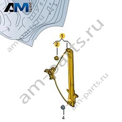 Стеклоподъемник без электродвигателя задний левый Volkswagen T-Roc Cross 2019-2024 2GM839461DКупить стеклоподъемник без электродвигателя задний левый 2GM839461D на Фольксваген Т-рок Кросс 2019-2024 на выгодных условиях