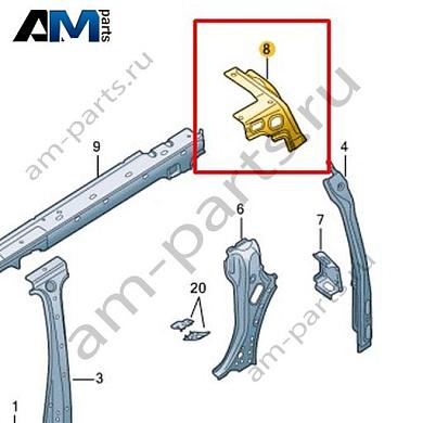 Косынка Volkswagen id-Buzz 2023-2024 1T3810503Купить косынку 1T3810503 Фольксваген id-Buzz 2023-2024- минимальная цена