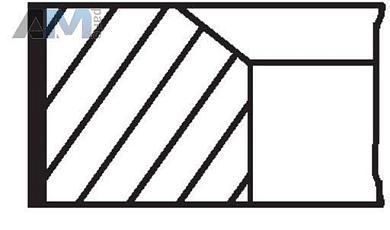 Комплект поршневых колец MAHLE/KNECHT (028RS101130N0) для Audi A4 (B8) 1.8 CABA/CAAB