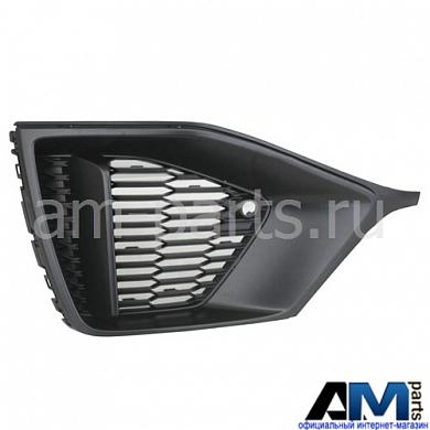 Решетка бампера левая на Audi Q8 (матовый хром) 4M8807681ARU6