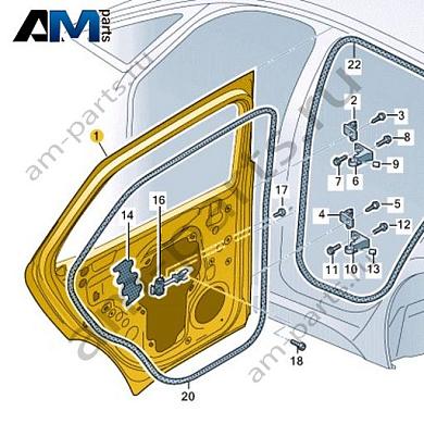 Задняя левая дверь Volkswagen id4/id5 2021-2024 11E833055Купить заднюю левую дверь 11E833055 для Фольксваген id4/id5 2021-2024- бесплатная доставка
