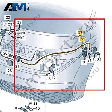 Трос замка капота Volkswagen id-Buzz 2023-2024 1T3823535AКупить трос замка капота 1T3823535A на Фольксваген id-Buzz 2023-2024- гарантия наличия