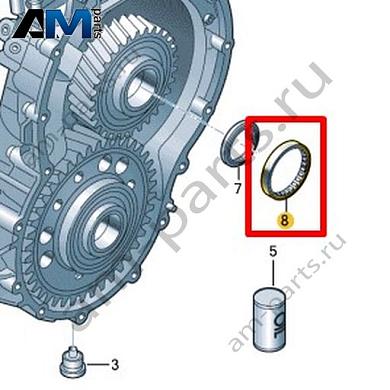 Роликовый подшипник VAG 0MA311373Купить роликовый подшипник 0MA311373 Фольксваген/Ауди/Шкода- спец. Цена