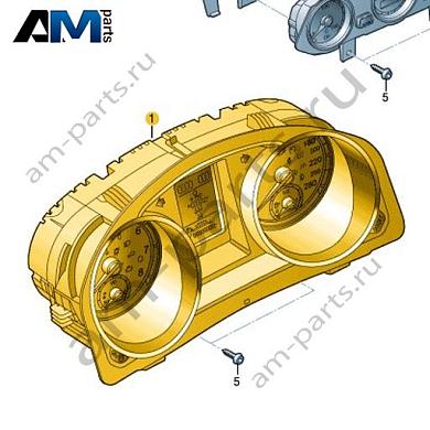 Комбинация приборов Volkswagen Scirocco 2015-2018 1K8920865DКупить комбинацию приборов 1K8920865D Фольксваген Сирокко 2015-2018- выгодные цены