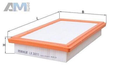 Воздушный фильтр (LX3811) KNECHT для Mercedes E-Class W213 E250